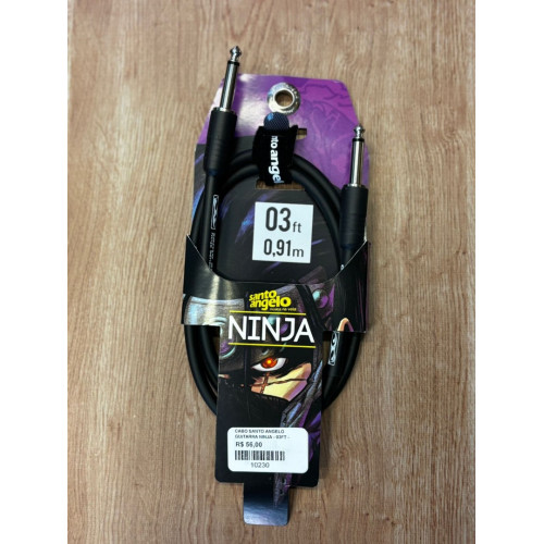 Cabo Santo Angelo Guitarra Ninja - 03ft - 0,91cm P-10 / P-10 