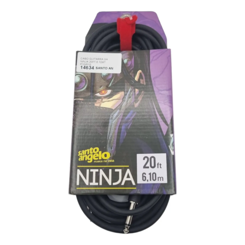 Cabo Santo Angelo Guitarra Ninja - 20ft - 6,10mts, P-10 X P-10 em L