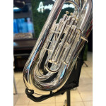 Tuba Schieffer 4/4 C/ Pistos em Sib em Prata C/ Case - S991-s