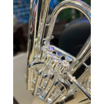 Tuba Schieffer 4/4 C/ Pistos em Sib em Prata C/ Case - S991-s