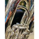 Tuba Schieffer 4/4 C/ Pistos em Sib em Prata C/ Case - S991-s