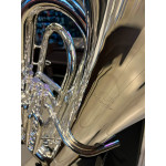 Tuba Schieffer 4/4 C/ Pistos em Sib em Prata C/ Case - S991-s