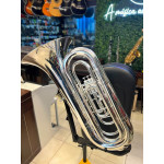 Tuba Schieffer 4/4 C/ Pistos em Sib em Prata C/ Case - S991-s