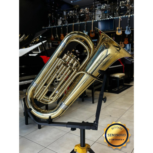 Tuba Schieffer 3/4 4 Pistos Laq Sib - Seminovo 
