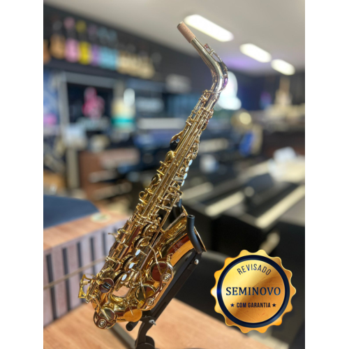 Saxofone Alto Schieffer Schas001 Laq - Seminovo