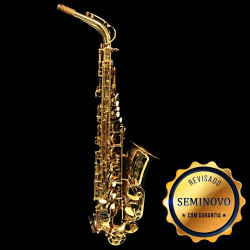 SAXOFONE ALTO SELMER SUPER ACTION SERIE 80 LAQ (REPLICA) - SEMINOVO