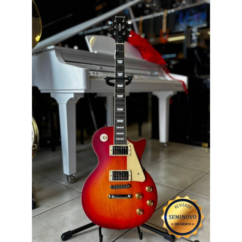 Guitarra Strinberg Les Paul Lps 230 Cherry Burst Acetinado - Seminovo 