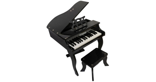 Mini Piano Infantil de Cauda Turbinho 30 Branco