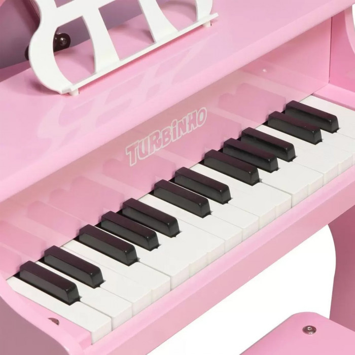 PIANO DE CAUDA TURBINHO 30PK INFANTIL PINK - Compre Agora!