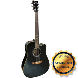 VIOLAO TAGIMA MEMPHIS MD18 EL ACUSTICO BK - SEMINOVO