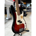 Baixo Fender Precision Bass 4 Cordas Sunburst Replica - Seminovo 