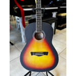 Violao Memphis Parlor Acustico Aco Linden Ad-40 Sbs 