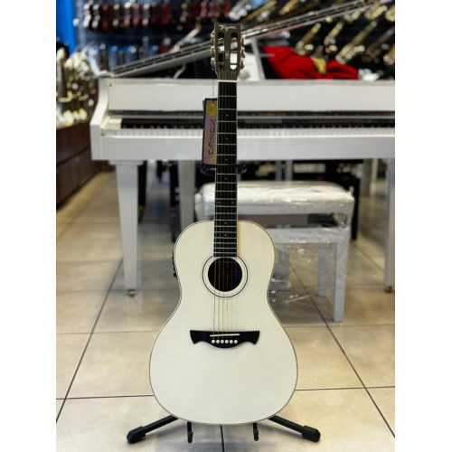 Violao Tagima Parlour Nazca El Acustico Branco Owhs Violao Tagima Parlour Nazca El Acustico Branco Owhs
