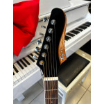 Violao Tagima  Folk Swell Deluxe Cutaway Aco Spruce Solido Owh Branco