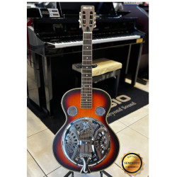 Violão Morris Dobro Ressonador Sunburst - Seminovo