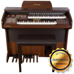 ORGAO TOKAI D2 CLASSIC AMADEIRADO - SEMINOVO