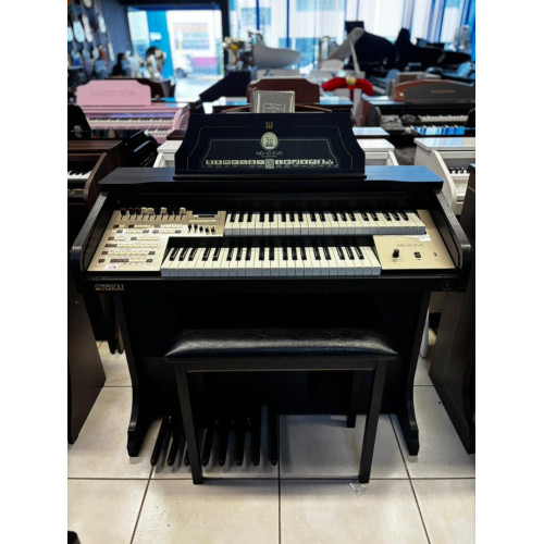 ORGAO TOKAI MD10 EVO PRETO COM BANQUETA