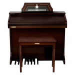 Orgao Tokai T1 Spinet Marrom com Banqueta