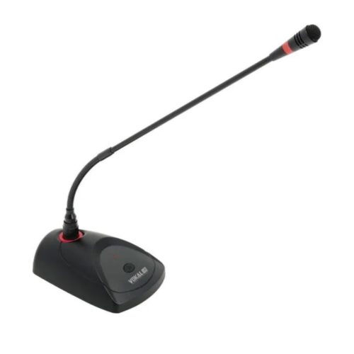Microfone Vokal Gooseneck Vmm-14ph com Base Funcional Phanton ou 2 Pilhas Aa