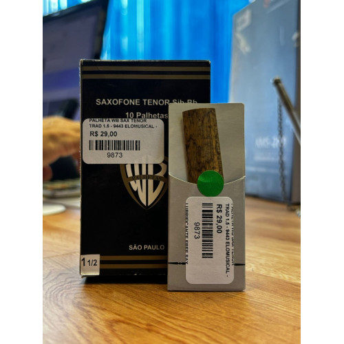 Palheta Wb Sax Tenor Trad 1.5 (Unidade)