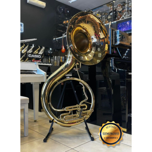 Sousafone Weril Rex Mib Laq C/capa Extra Luxo- Seminovo