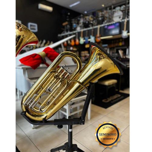 Tuba Weril J370 3p 3/4 Laq Si Bemol - Seminovo 