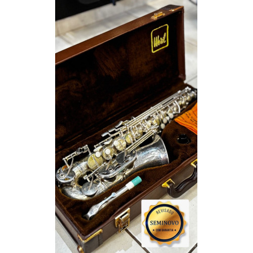 Saxofone Alto Weril Serial Spectra Prata - Semi Novo