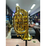 Trompete Pocket Weril Laq C/case/bocal - Seminovo
