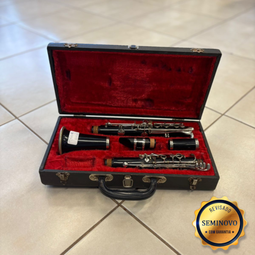 Clarinete Weril 17ch Sib com Estojo Seminovo