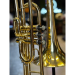 Trombone Weril Pisto Curto em do Lq C/capa e Bocal E22769 - Seminovo 