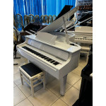 Móvel de Piano de Cauda Digital Acordes  + Piano Portátil Yamaha P125 1,60m Branco