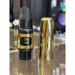 Boquilha Sax Alto Yamaha Completa Nº4 Seminovo Boquilha Sax Alto Yamaha Completa Nº4 Seminovo