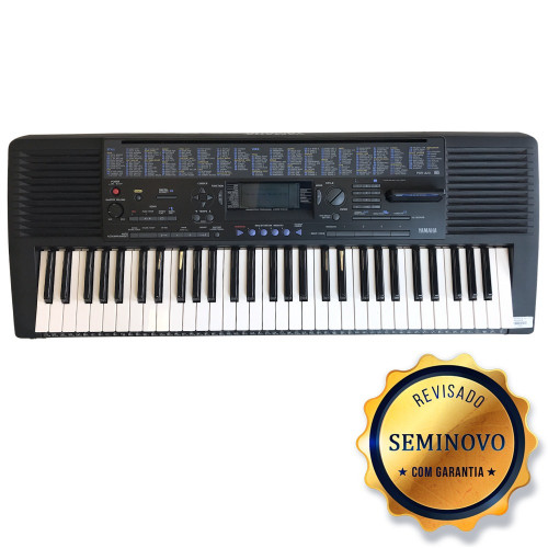 TECLADO YAMAHA PSR 320 DEFEITO VISOR - SEMINOVO