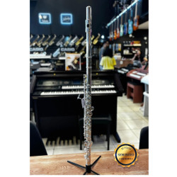 Flauta Transversal Yamaha C Yfl21s Prateada Japan - Seminovo