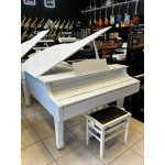 Móvel de Piano de Cauda Digital Acordes  + Piano Portátil Yamaha P125 1,60m Branco