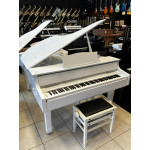 Móvel de Piano de Cauda Digital Acordes  + Piano Portátil Yamaha P125 1,60m Branco