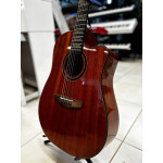 Violão Zellmer Provenance Folk Solido Cutway Aço Elétrico Mahogany Brilhan Pre Cherub C/ Capa