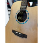 Violão Zellmer Heritage Folk Cutway Aço Elétrico Spruce Fosco Pre Cherub C/ Capa