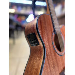 Violão Zellmer Pilgrim Cutway Aço Elétrico Mahogany Fosco Pre Cherub C/ Capa - 1620
