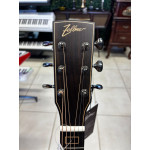 Violão Zellmer Provenance Folk Solido Cutway Aço Elétrico Mahogany Fosco Pre Cherub C/ Capa
