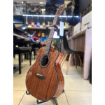 Violão Zellmer Pilgrim Cutway Aço Elétrico Mahogany Brilhante Pre Cherub C/ Capa - 1621