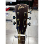 Violão Zellmer Heritage Folk Cutway Aço Elétrico Spruce Fosco Pre Cherub C/ Capa