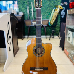Violão Zellmer Primevo Classico Cedro Nylon Cutaway Eletro Acústico Brilhante - 2107