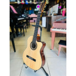 Violão Zellmer Primevo Classico Spruce Cutaway Nylon Eletrico Brilhante - 2108
