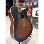 Violão Zellmer Heritage Folk Cutway Aço Elétrico Honeyburst Fosco Pre Cherub C/ Capa