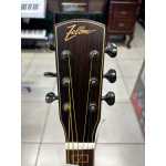 Violão Zellmer Heritage Folk Cutway Aço Elétrico Honeyburst Fosco Pre Cherub C/ Capa
