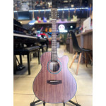 Violão Zellmer Pilgrim Cutway Aço Elétrico Mahogany Fosco Pre Cherub C/ Capa - 1620