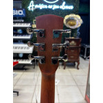 Violão Zellmer Heritage Folk Cutway Aço Elétrico Spruce Fosco Pre Cherub C/ Capa