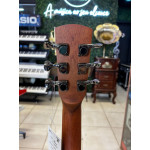 Violão Zellmer Heritage Folk Cutway Aço Elétrico Greyburst Fosco Pre Cherub C/ Capa