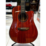 Violão Zellmer Provenance Folk Solido Cutway Aço Elétrico Mahogany Brilhan Pre Cherub C/ Capa